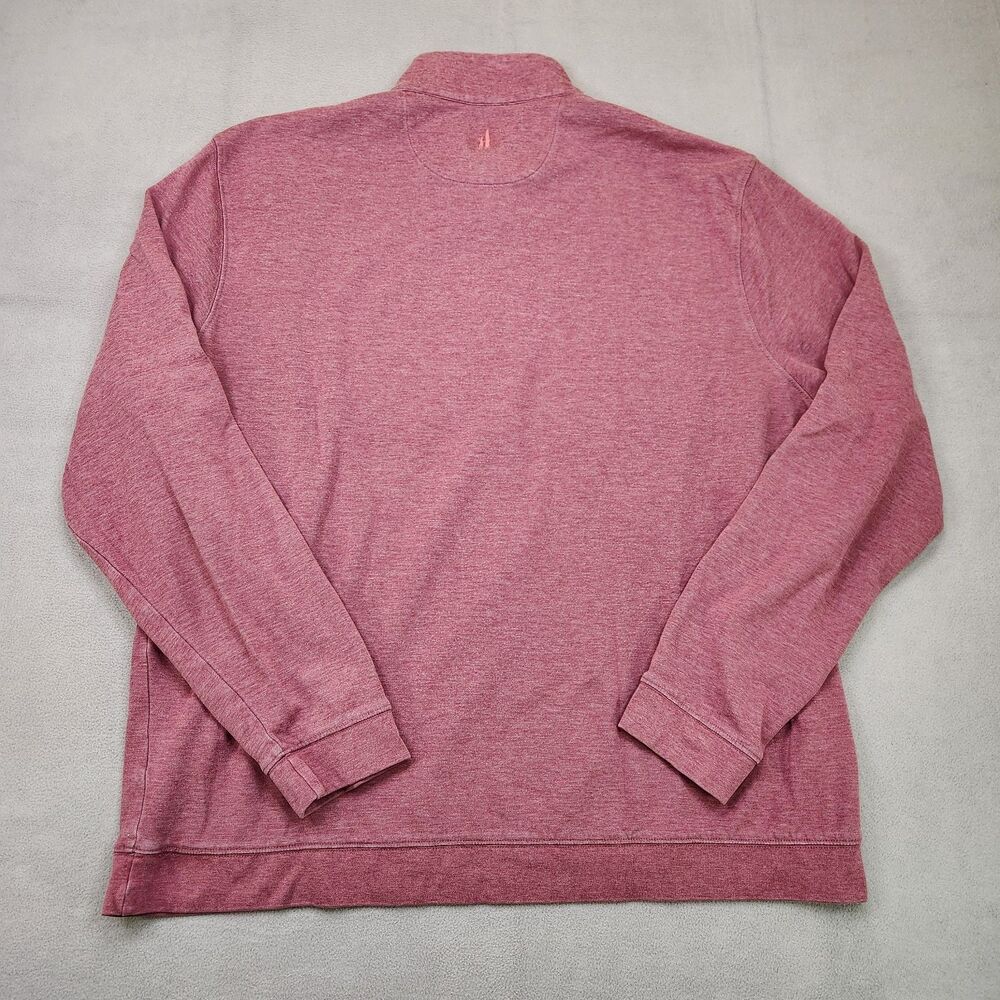 Johnnie-O Sully 1/4 Zip Pullover Men's 2XL Red Long Sleeve Stretch Mock Golf - Picture 2 of 7
